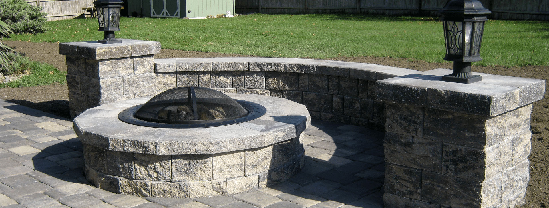 Hardscape Patio with Fire Pit